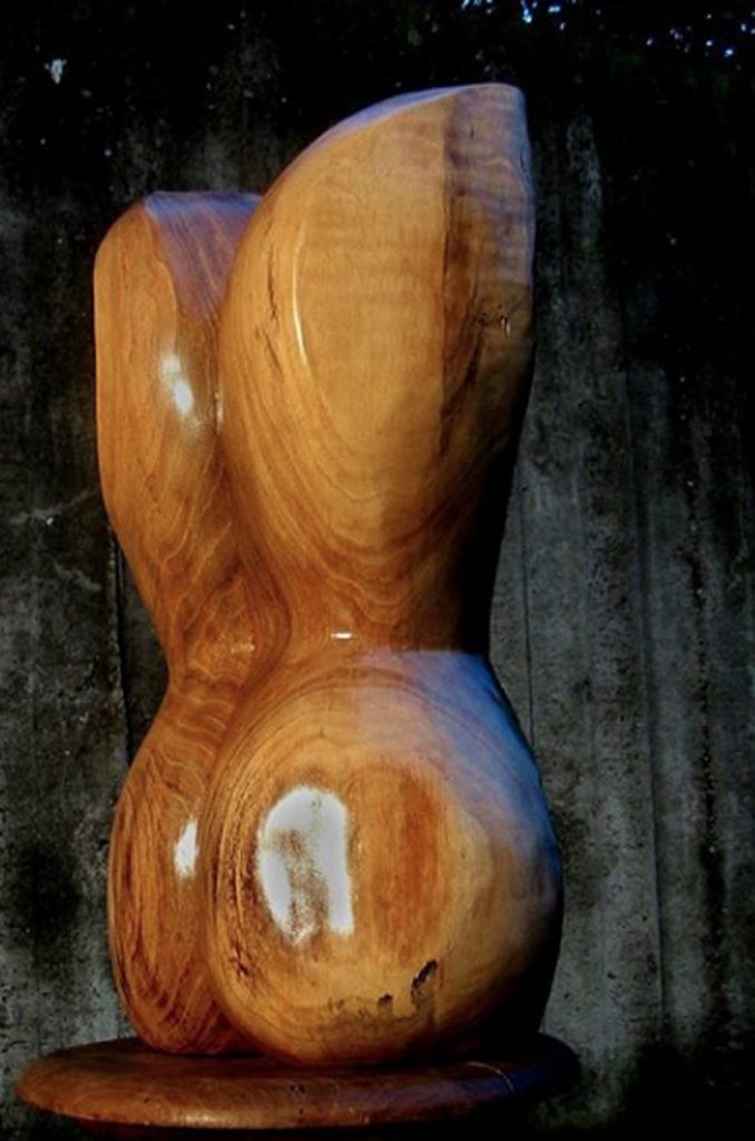 Torso Nussbaum, H 70cm